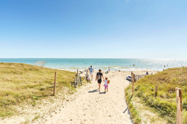 Grande plage de Kervoyal à Damgan